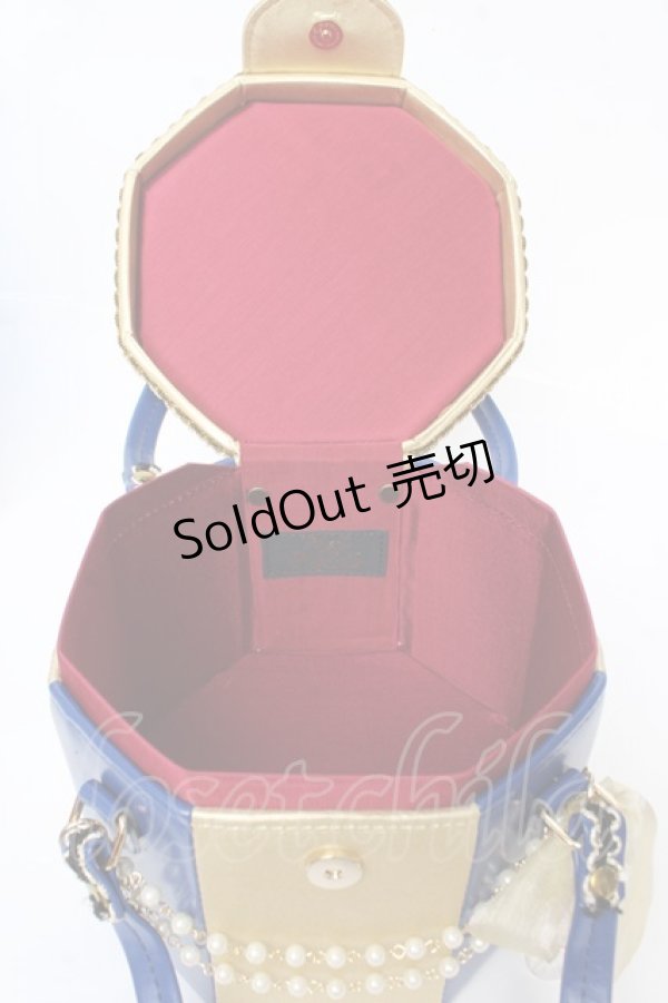 画像4: ALICE and the PIRATES / A＆PテントBAG  紺×ゴールド Y-25-11-30-025-PA-BG-SZ-ZY (4)