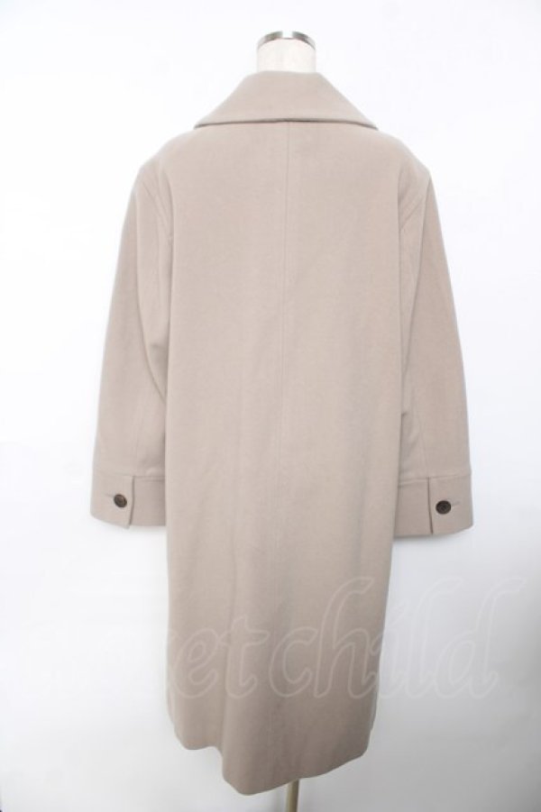 画像2: powder / ウールロングコート F ベージュ Y-25-11-30-209-LO-CO-SZ-ZY (2)