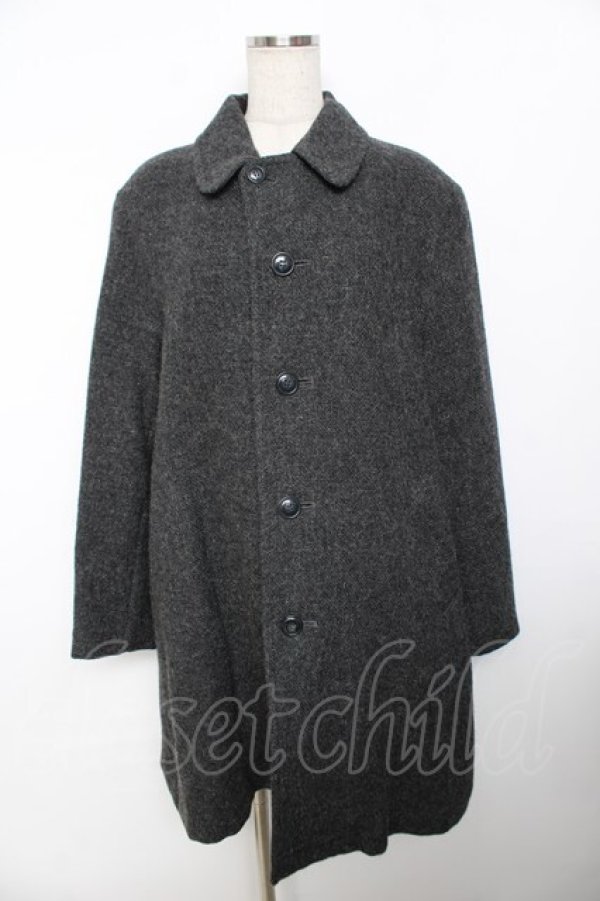 画像1: powder / モヘアコート F グレー Y-25-11-30-210-LO-CO-SZ-ZY (1)