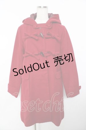 画像: Fi.n.t / ダブルリボンダッフルコート F 赤 Y-25-11-30-212-CA-CO-SZ-ZY