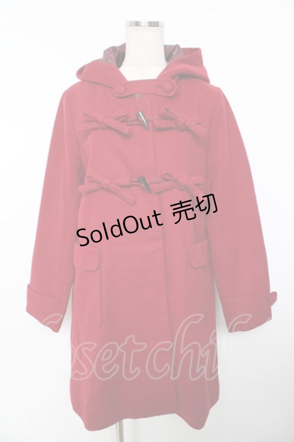 画像1: Fi.n.t / ダブルリボンダッフルコート F 赤 Y-25-11-30-212-CA-CO-SZ-ZY (1)