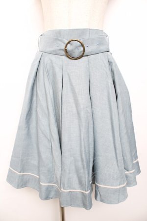 画像: Kurumi Collaboration / マリンアカデミアスカート M サックス Y-25-11-30-213-LO-SK-SZ-ZY