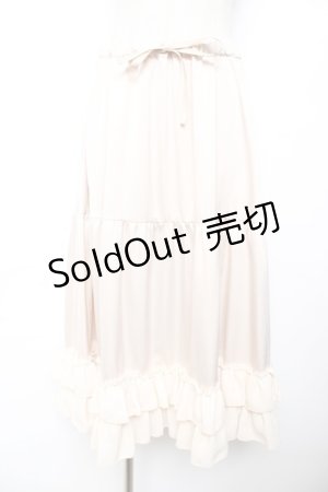 画像: axes femme Kawaii / ミディフリルペチスカート M 生成り Y-25-11-30-220-AX-SK-SZ-ZI