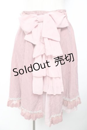 画像: axes femme kawaii / バックリボンスカート M ピンク Y-25-11-30-223-AX-SK-SZ-ZY