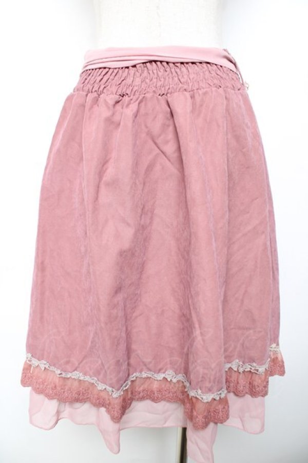 画像2: axes femme kawaii / バックリボンスカート M ピンク Y-25-11-30-223-AX-SK-SZ-ZY (2)