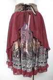 画像2: axes femme kawaii / ミスティックノクターンスカート M ワイン Y-25-11-30-226-AX-SK-SZ-ZY (2)