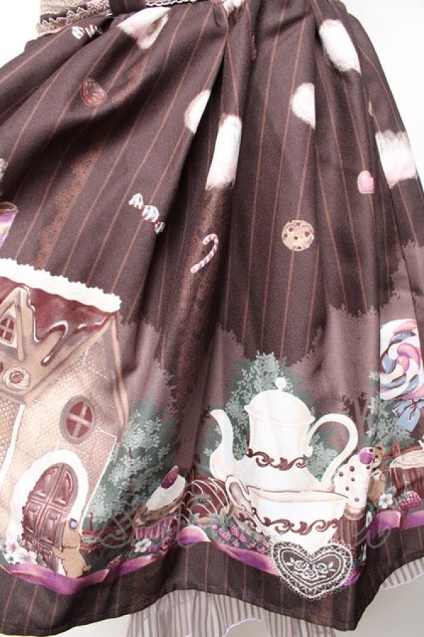 画像3: axes femme kawaii / スウィーツベアスカート M 茶 Y-25-11-30-237-AX-SK-SZ-ZY (3)