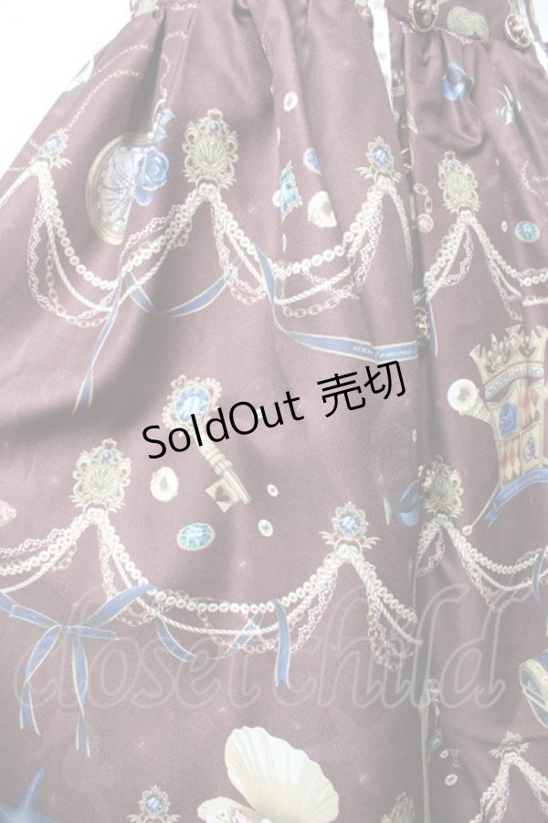 画像3: axes femme kawaii / クラシックオーシャンスカート M ワイン Y-25-11-30-238-AX-SK-SZ-ZY (3)