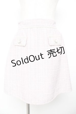 画像: evelyn / パールラインスカート  ピンクY-25-11-30-240-LO-SK-SZ-ZT591