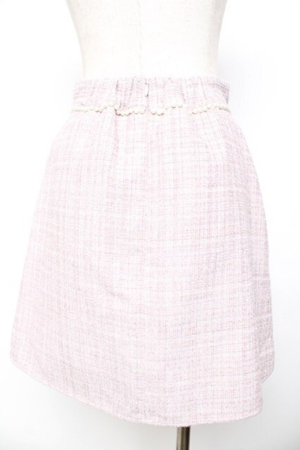 画像2: evelyn / パールラインスカート  ピンク Y-25-11-30-240-LO-SK-SZ-ZY (2)