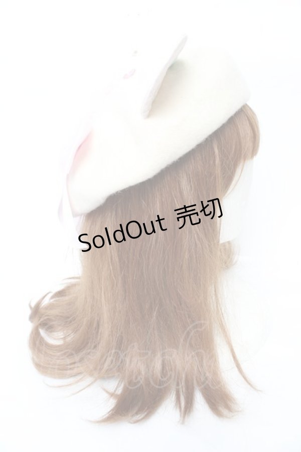 画像4: Nile Perch / くまさんニットベレー  アイボリー Y-25-11-30-030-LO-AC-SZ-ZY (4)