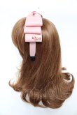 画像2: m petit by misako / NINA'sコラボ AM*NIリボンカチューシャ  中桃 Y-25-11-30-034-LO-AC-SZ-ZY (2)