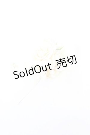 画像: Innocent World / ミニチュアローズリボンクリップ  アイボリー Y-25-11-30-005-IW-ZA-SZ-ZY