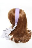 画像2: axes femme POETIQUE / ビッグリボンカチューシャ  ラベンダー Y-25-11-30-035-AX-AC-SZ-ZY (2)