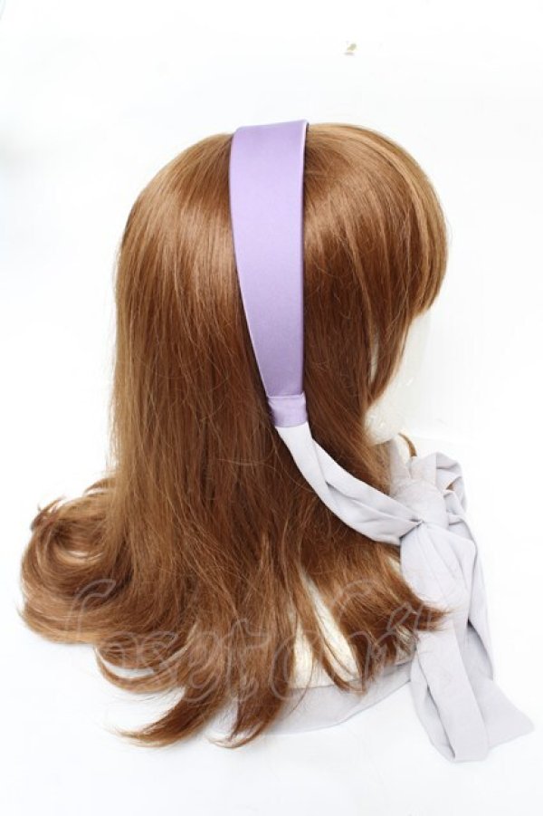 画像3: axes femme POETIQUE / ビッグリボンカチューシャ  ラベンダー Y-25-11-30-035-AX-AC-SZ-ZY (3)