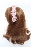 画像2: m petit by misako / ギャザーリボンカチューシャ  中桃 Y-25-11-30-039-LO-AC-SZ-ZT0118Y (2)