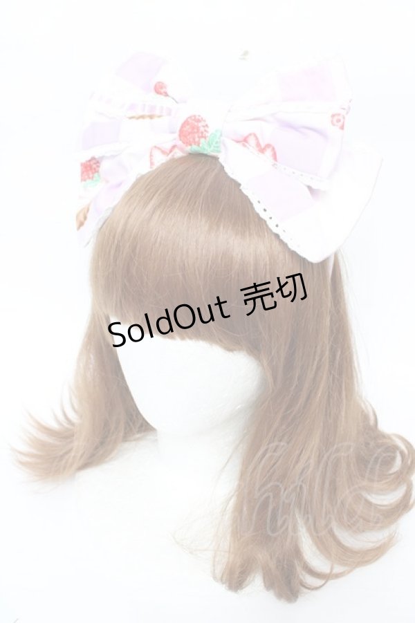 画像1: Angelic Pretty / トリプルタルトカチューシャ  ラベンダー Y-25-11-30-040-AP-AC-SZ-ZY (1)