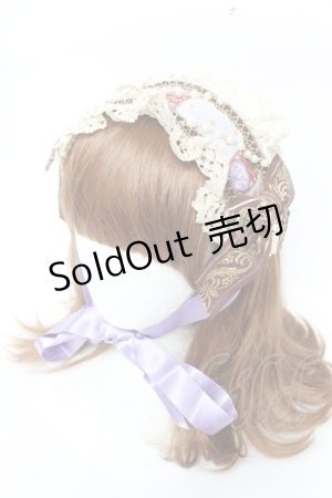 画像: BABY, THE STARS SHINE BRIGHT / Schwan〜ルートヴィヒの憧れと空想のAria〜柄ヘッドドレス  パープル Y-25-11-30-041-BA-AC-SZ-ZT0304V