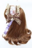 画像2: BABY, THE STARS SHINE BRIGHT / Schwan〜ルートヴィヒの憧れと空想のAria〜柄ヘッドドレス  パープル Y-25-11-30-041-BA-AC-SZ-ZY (2)
