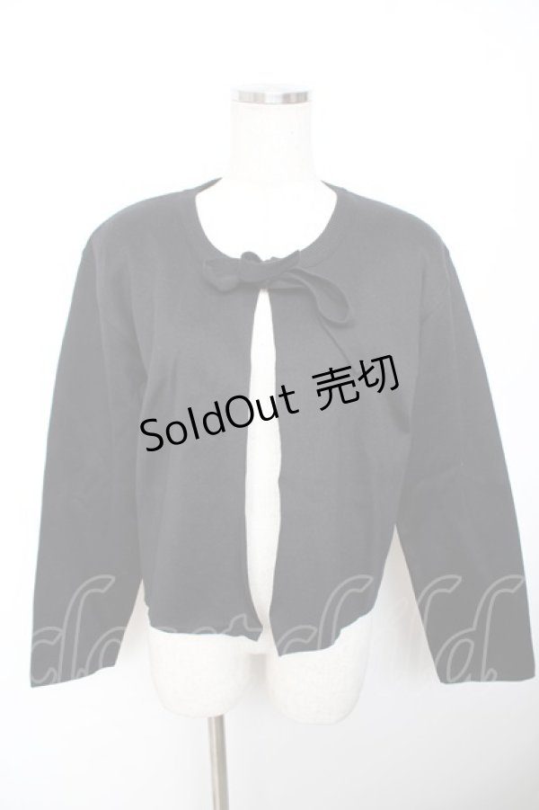 画像1: INGEBORG / セーラーカラーボレロ F 黒 Y-25-12-01-051-LO-TO-SZ-ZY (1)