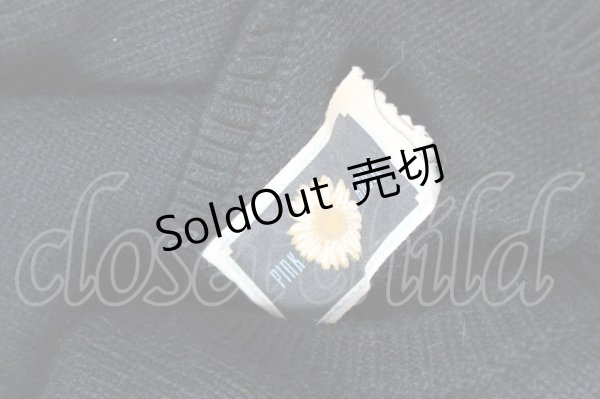 画像3: PINK HOUSE / ひなぎくモチーフニット F 黒 Y-25-12-01-052-LO-TO-SZ-ZY (3)