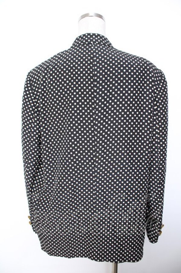 画像2: INGEBORG / ドット総柄ジャケット  黒 Y-25-12-01-060-LO-JA-SZ-ZY (2)