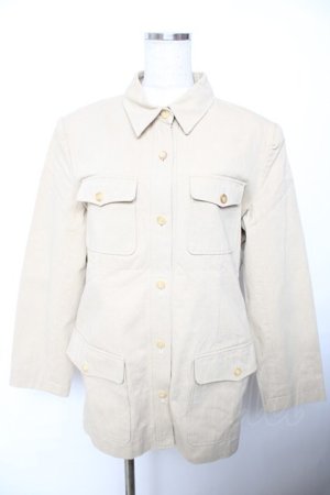 画像: INGEBORG / デニムジャケット  ベージュ Y-25-12-01-061-LO-JA-SZ-ZY