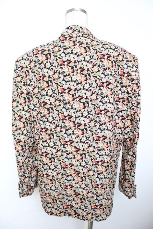 画像2: INGEBORG / 花柄テーラードジャケット F 黒 Y-25-12-01-064-LO-JA-SZ-ZY (2)