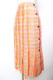 画像3: INGEBORG / マドラスチェック柄セットアップ F オレンジ Y-25-12-01-069-LO-JA-SZ-ZT0205N (3)