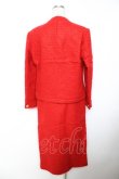 画像2: INGEBORG / ツイード風セットアップ  赤 Y-25-12-01-071-LO-JA-SZ-ZY (2)