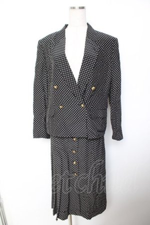 画像: INGEBORG / ドット柄セットアップ F 黒 Y-25-12-01-073-LO-JA-SZ-ZY