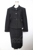 画像1: INGEBORG / 麻使いセットアップ  黒 Y-25-12-01-074-LO-JA-SZ-ZY (1)