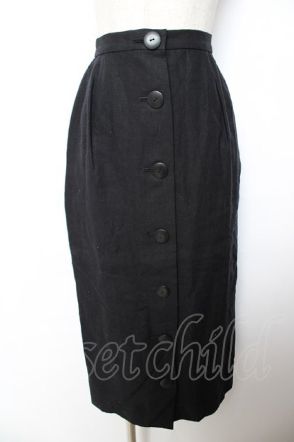 画像3: INGEBORG / 麻使いセットアップ  黒 Y-25-12-01-074-LO-JA-SZ-ZY (3)