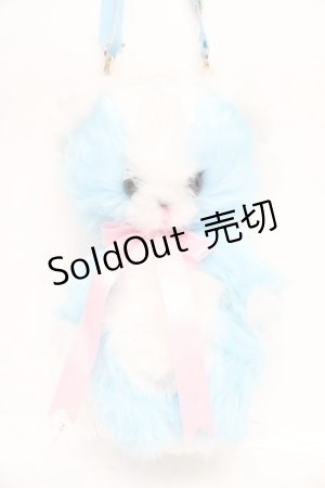 画像: Angelic Pretty / ぽっぽBEARぬいぐるみポーチ  サックス Y-25-12-01-014-AP-BG-SZ-ZY