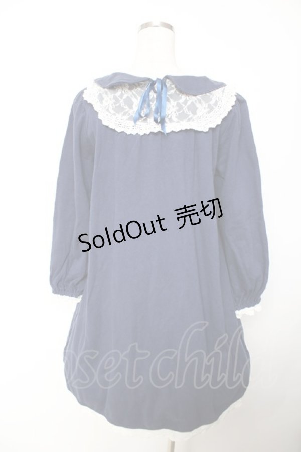 画像2: BABY, THE STARS SHINE BRIGHT / Happy Easter カットワンピース  紺 Y-25-12-01-080-BA-OP-SZ-ZY (2)