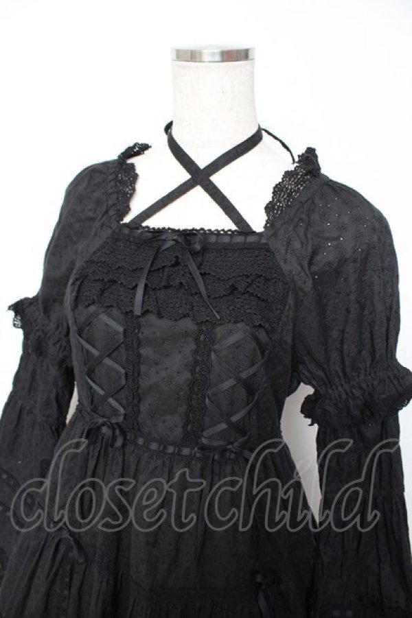 画像3: BABY, THE STARS SHINE BRIGHT / はわせドールワンピース&ヘッドドレスセット  黒×黒 Y-25-12-01-081-BA-OP-SZ-ZY (3)