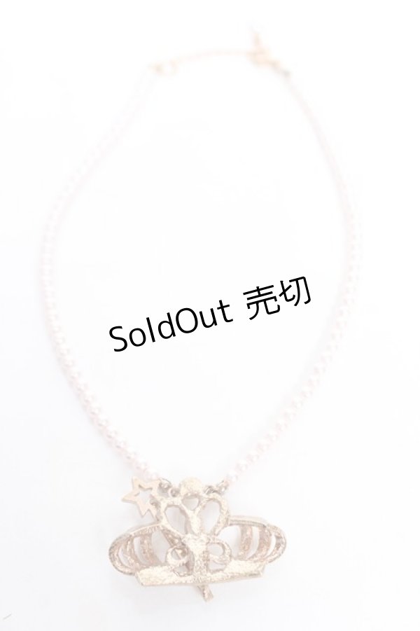 画像2: MILK / クラウンパールネックレス  ゴールド Y-25-12-01-001-ML-AC-SZ-ZY (2)