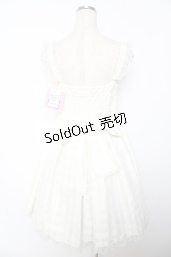 画像2: Angelic Pretty / トッピングシュガージャンパースカート  アイボリー Y-25-12-01-083-AP-OP-SZ-ZY (2)