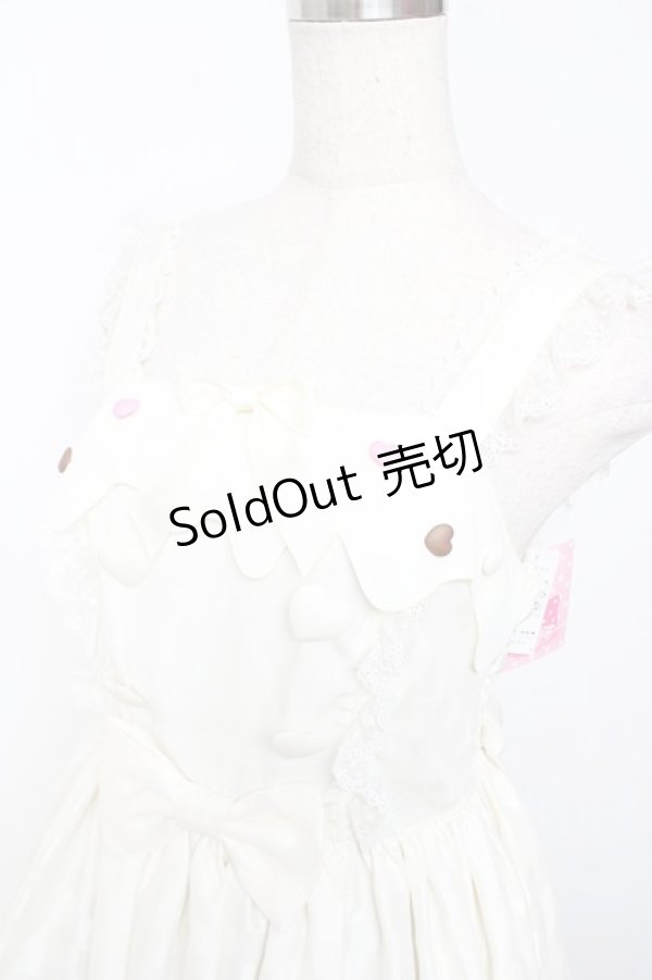 画像3: Angelic Pretty / トッピングシュガージャンパースカート  アイボリー Y-25-12-01-083-AP-OP-SZ-ZY (3)