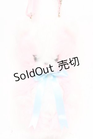 画像: Angelic Pretty / ぽっぽBEARぬいぐるみポーチ  ピンク Y-25-12-01-015-AP-BG-SZ-ZY