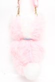 画像2: Angelic Pretty / ぽっぽBEARぬいぐるみポーチ  ピンク Y-25-12-01-015-AP-BG-SZ-ZY (2)