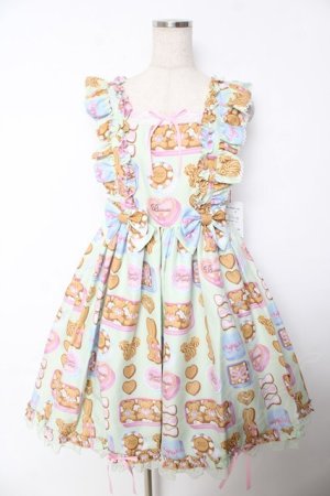 画像: Angelic Pretty / Sweet Cookie Boxジャンパースカート  ミント Y-25-12-01-087-AP-OP-SZ-ZY