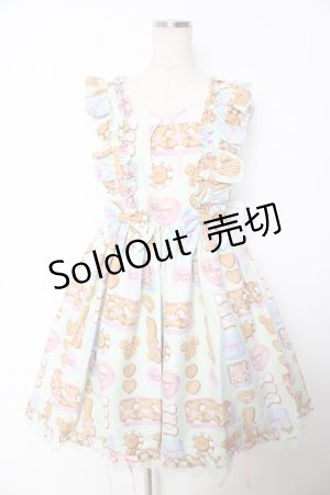 画像: Angelic Pretty / Sweet Cookie Boxジャンパースカート  ミント Y-25-12-01-087-AP-OP-SZ-ZS