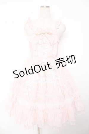 画像: Angelic Pretty / Dressy Timeジャンパースカート  ピンク Y-25-12-01-088-AP-OP-SZ-ZY