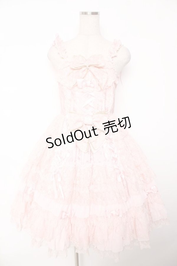 画像1: Angelic Pretty / Dressy Timeジャンパースカート  ピンク Y-25-12-01-088-AP-OP-SZ-ZY (1)