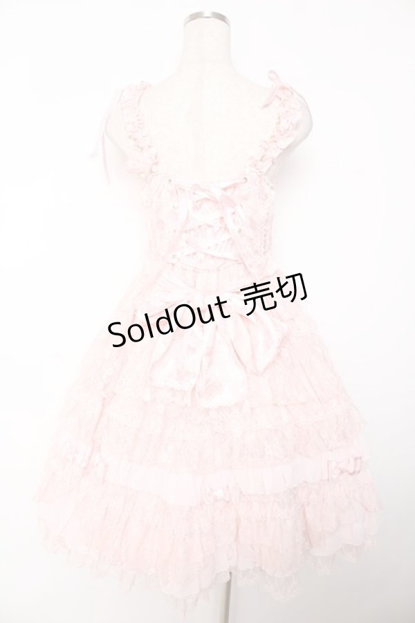 画像2: Angelic Pretty / Dressy Timeジャンパースカート  ピンク Y-25-12-01-088-AP-OP-SZ-ZY (2)