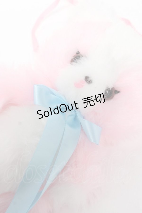 画像3: Angelic Pretty / ぽっぽBEARぬいぐるみポーチ  ピンク Y-25-12-01-015-AP-BG-SZ-ZY (3)