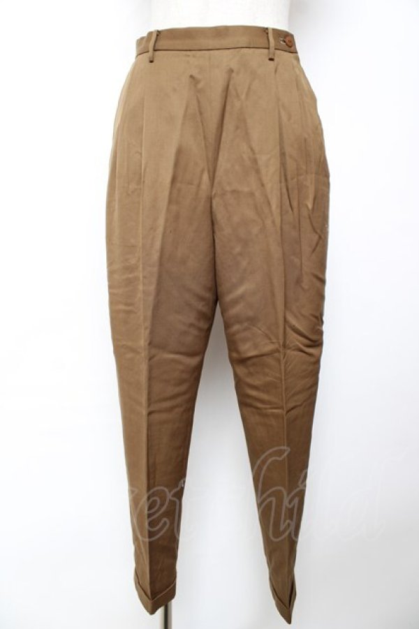 画像1: INGEBORG / テーパードパンツ  カーキブラウン Y-25-12-01-091-LO-PA-SZ-ZY (1)