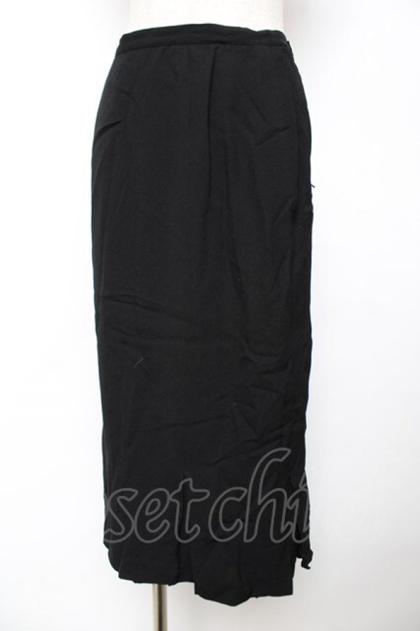 画像1: INGEBORG / 裾マーメイドスカート  黒 Y-25-12-01-097-LO-SK-SZ-ZY (1)