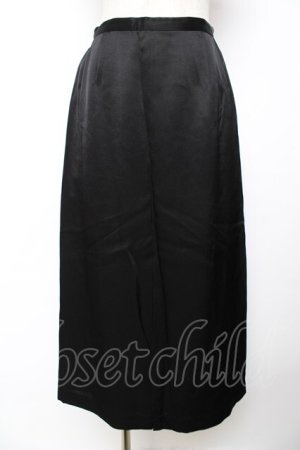 画像: INGEBORG / テーパードスカート  黒 Y-25-12-01-103-LO-SK-SZ-ZY